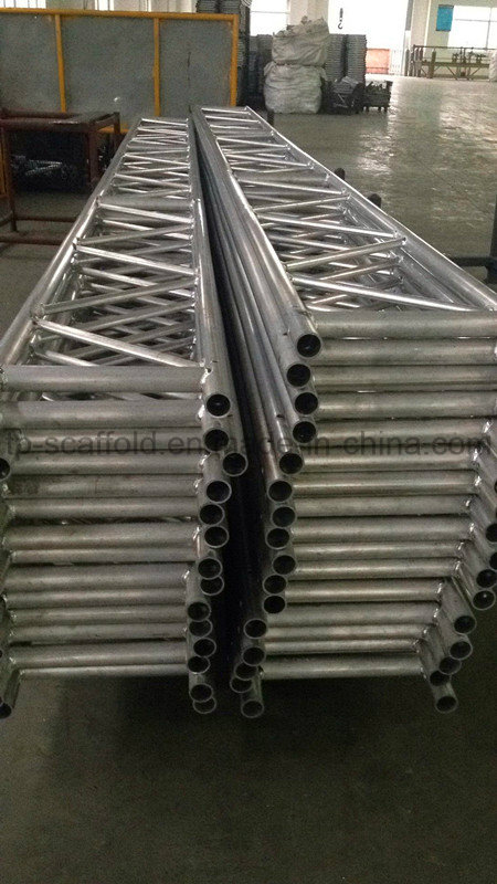 Poutre d'échelle en aluminium d'échafaudage pour équipement de construction d'échafaudage